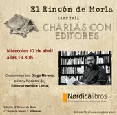 CHARLAS CON EDITORES. 17 ABR. 19.30H