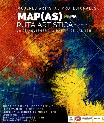 MAP(AS), RUTA ARTÍSTICA A CARGO DE MAPVA (Mujeres Artistas Profesionales de Valladolid)